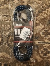 New HK Gutair Cables 3M Blue And Silver/Black - $12.60