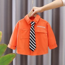 New Spring Autumn Baby Boys Clothes Fashion Children Cotton Solid Shirt  Casual  - £44.69 GBP