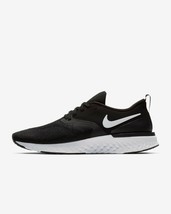 Men&#39;s Nike Odyssey React 2 Flyknit Running Shoes, AH1015 010 Size 13 Black/W - £94.32 GBP