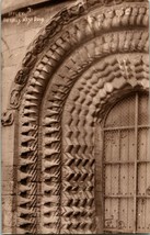 Vtg Postcard 1910s RPPC Iffley Church Oxford UK West Door Detail - Unused  - £6.97 GBP