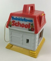 Twinkletown School Building Light up Bell Key Toy Matchbox Vintage 1984 80s Toys - $18.76