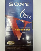 Sony Blank VHS Premium Grade Cassette Tape T-120VF 6 Hour  (Sealed Pack ... - $8.00