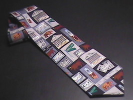 Designed For Wall Street Creations Neck Tie Silk Greys - £7.97 GBP