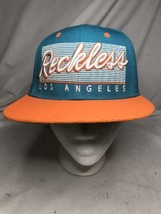 Los Anglers Reckless Hat Aqua &amp; Orange Adjustable One Size Fits Most - $11.50