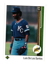 1989 Upper Deck #12 Luis de los Santos Kansas City Royals - £2.31 GBP