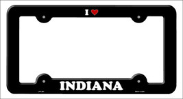 Love Indiana Novelty Metal License Plate Frame LPF-291 - $360.74 MXN