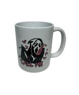 Scream Ghostface Call Me Ceramic Coffee Mug Pink Phone &amp; Hearts Hallowee... - $346.77 MXN