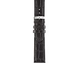 Morellato Juke Watch Strap - Black - 14mm - Chrome-plated Stainless Stee... - £20.69 GBP
