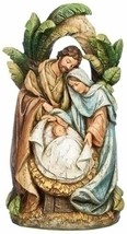 Holy Family 132221 Nativity Under Palm Trees Figurine 11.25 H Roman - £37.42 GBP