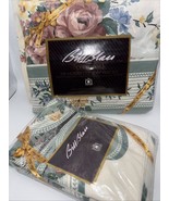 Vintage Bill Blass For Springmaid Queen Sheet Set Raphael Rose Floral Ne... - $58.12 CAD