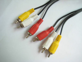 RCA Audio/Video Cable; 3 RCA Plugs to 3 RCA Plugs - £7.39 GBP