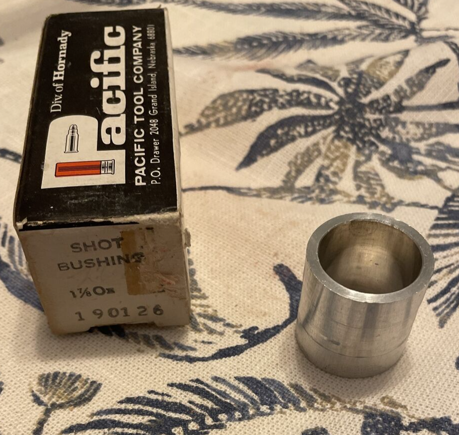 Pacific Tool Company #190126 Shot Bushing 1 7/8 oz-RARE VINTAGE-SHIPS N ... - $87.88