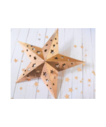 3D Paper Star with Star Cutouts Templates - $3.00