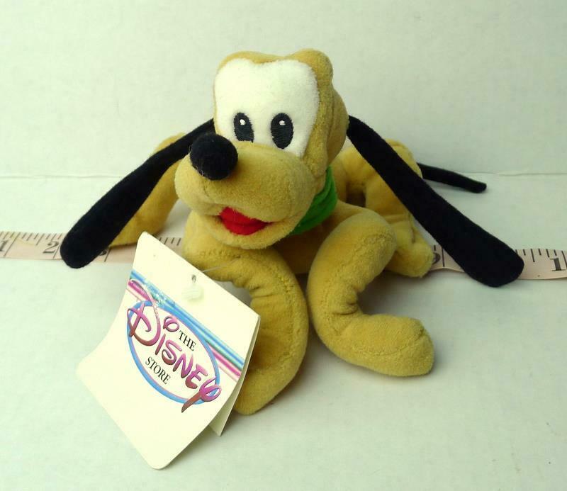 Disney Store Mini Pluto Bean Bag 9" - $5.89
