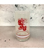 Vintage Getty SJU Redmen Big East Basketball Logo Cocktail Drink Glass - $281.40 MXN