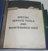 1981 Mercruiser Mercury Special Service Tools And Maintenance Aids Parts Catalog - £12.72 GBP