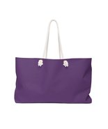 Tote Bags, Purple Weekender Tote Bag - £39.49 GBP