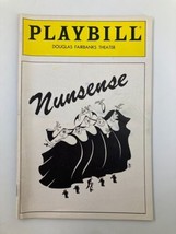 1992 Playbill Douglas Fairbanks Theater Joseph Hoesl, Bill Crowder Nunsense - £14.84 GBP