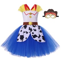  Toy Story 4 Role Playing Dress Girl Buzz Lightyear Jessie y Gabby Costume Kid C - £41.37 GBP