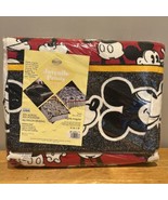 Vintage Disney Mickey Mouse Red Face  New Beacon 66 x 90 blanket Throw NOS - $189.55 CAD