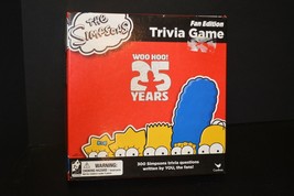 The Simpsons Fan Edition Trivia Board Card Game 25 Years Compete  - £11.40 GBP