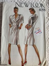 New Look Womens Coat Dress Pattern 6098 sz 8 - 18 - uncut - $7.91