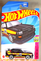 2023 Hot Wheels #152 Hw: The &#39;80s 9/10 &#39;84 Audi Sport Quattro Black w/White Ad Sp - £5.93 GBP