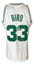 Larry Bird Signed Celtics White M&amp;N Hardwood Classics Swingman L Jersey JSA - £305.60 GBP