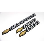 1999-2006 fits Chevy Silverado 1500 Door Emblems Logo Name Plate 3pc 151... - £50.57 GBP