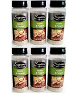 LOT 12 x 12 oz Ea Supreme Tradition Garlic &amp; Pepper Seasoning SEALED PACKS - $69.28