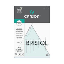 Canson Bristol 250gsm paper, high-white &amp; ultra-smooth, A4 pad including... - $27.00