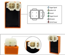Racing AC CDI for GY6 4 Stroke 125cc 150cc Engines **No Rev Limit** 6 Pi... - £6.00 GBP