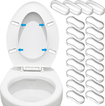 20 Pieces Toilet Seat Bumpers, Universal Toilet Lid Bidet Replacement Bumper Kit - £11.54 GBP