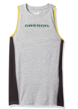 NCAA Oregon Ducks Youth Fan Gear Tank Shirt, Large 14-16, Heather Grey - $11.88