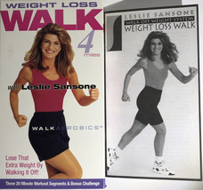 Weight Loss Walk 4 Miles With Leslie Sansone(Vhs 2001)TESTED-RARE VINTAGE-SHIP24 - £131.97 GBP