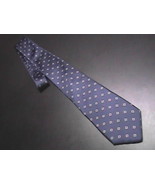 Egon Von Furstenberg Neck Tie Silk Dark Blue New with RetailTag Attached - £10.21 GBP