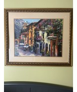 Howard Behrens (1933-2014) &quot;Village Hideaway&quot; Print Serigraph SIGNED 27x21” - $98.99