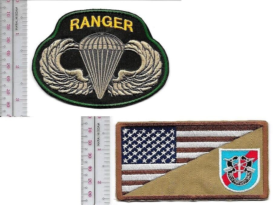 Ranger US Army 20th Special Forces Group Airborne &amp; SF Parachute Wings - $18.99