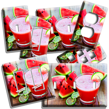 RED WATERMELON LIME COCKTAIL JUICE DRINK LIGHT SWITCH OUTLET PLATE ROOM ... - £12.79 GBP+