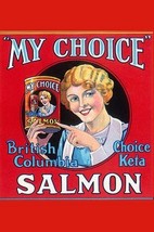 British Columbia Choice Keta Salmon by Smith Litho - Art Print - £17.29 GBP+
