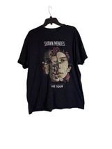 Shawn Mendes 2019 The Tour Official Concert Black T Shirt Size XL - £9.91 GBP