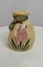 Vintage 2&quot; Delevelle Scotch Heather Perfume Bottle Bud Vase London England - $9.50