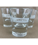 3 x Jameson Irish Whiskey JJ&amp;S Etched Logo Heavy Bottom Shot Glasses 1.5... - £25.68 GBP