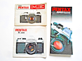 Pentax ME, Pentax K1000, Pentax Super Program Instruction Manuals - £9.54 GBP