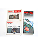Pentax ME, Pentax K1000, Pentax Super Program Instruction Manuals - £9.27 GBP