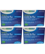 Lot Of 4 Cold Flu Relief Multi-Symptom NiteTime Liquid Capsules 10 Softgels - £12.45 GBP