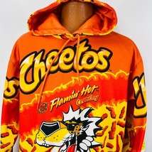 Flamin Hot Cheetos Chester Cheetah M Hoodie All Over Print Sweatshirt Pullover - £40.59 GBP