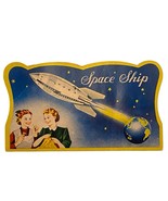 SPACE SHIP Gold Sewing Needle Threader Book Incomplete 1950&#39;s VINTAGE - $9.54 CAD