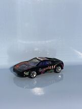 1997 HOT WHEELS BLACK FERRARI F355, ROCKIN RODS SERIES #2/4, HW #570 Loo... - $7.42