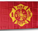 Fire Department - 3'X5' Polyester Flag - Lightweight Polyester, 3' x 5',... - $15.60